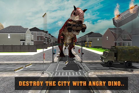 Dinosaur City Attack Slaughter – World of Deadly & Dangerous Carnivore Riot screenshot 4