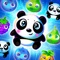 Team up with an adorable pop Panda and chase a clever Cat to solve puzzles, match 3 and collect juicy fruits