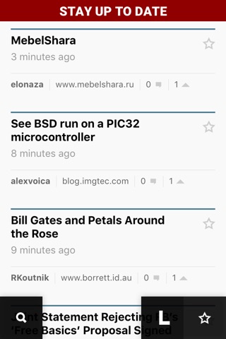 HNZ — A Hacker News Reader screenshot 2