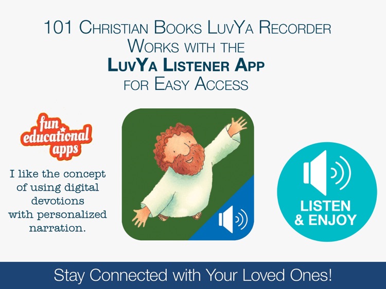 101 Christian Books LuvYa Recorder for Kids – Record your Children's Bibles, Devotions and Prayers screenshot-4