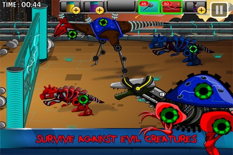 Samurai and Sledgehammer - Dino Defense screenshot 3