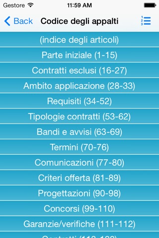 Codice degli appalti pubblici screenshot 2