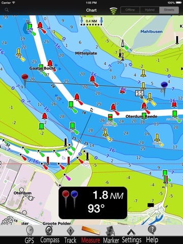 Germany W Nautical Charts Pro screenshot 2