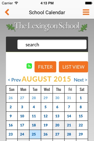 The Lexington School Parent Resources screenshot 4