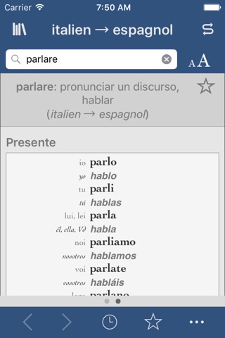 Ultralingua Spanish-Italian screenshot 2