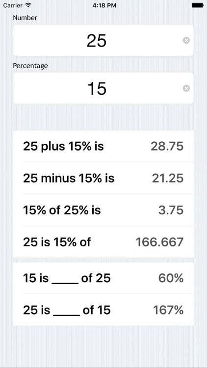 Percent Pro - Sales Tax, Discount, Profit Margin Percentage Calculator