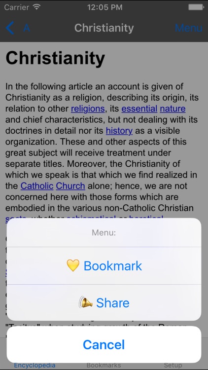 Catholic Encyclopedia Offline screenshot-3