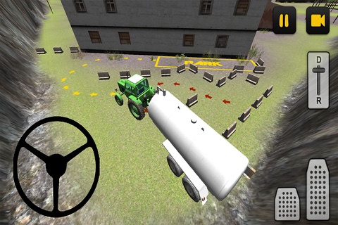 Classic Tractor 3D: Milk screenshot 4