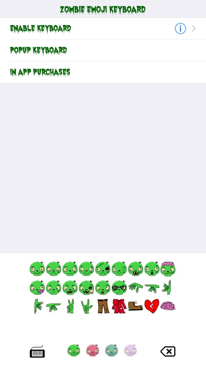 zombie emoji keyboard