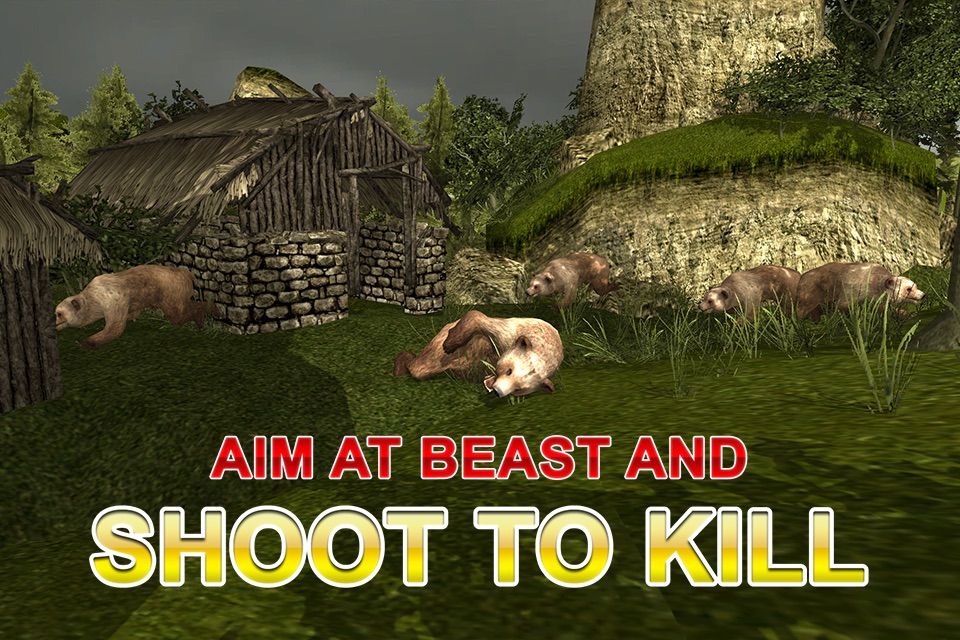 Angry Bear Hunter Simulator – Wild grizzly hunting & shooting simulation game screenshot 4