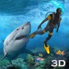Wild Shark Attack vs Spear Fishing Scuba Diver 3D
