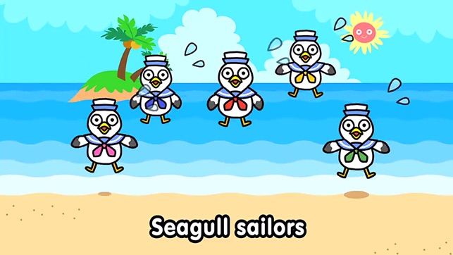 Seagull sailors (FREE)  - Jajajajan Kids Song & Coloring pic(圖3)-速報App