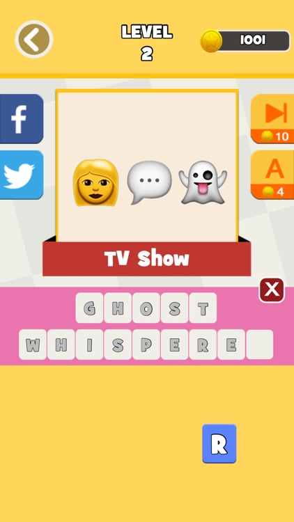 QuizPop Mania! Guess the Emoji Movies and TV Shows - a free word guessing quiz game