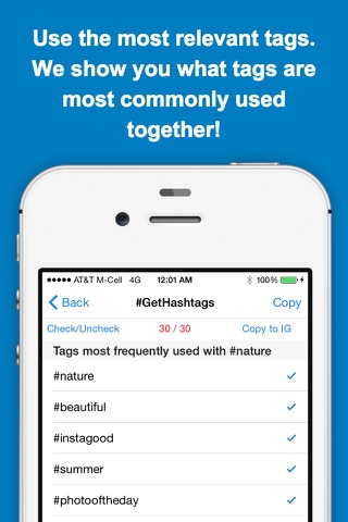 GetHashtags - Copy & Paste Most Popular Hashtags for Instagram screenshot 3