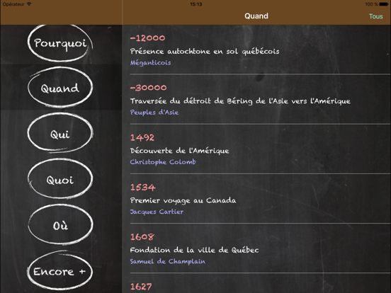 Screenshot #5 pour Histoire du Québec