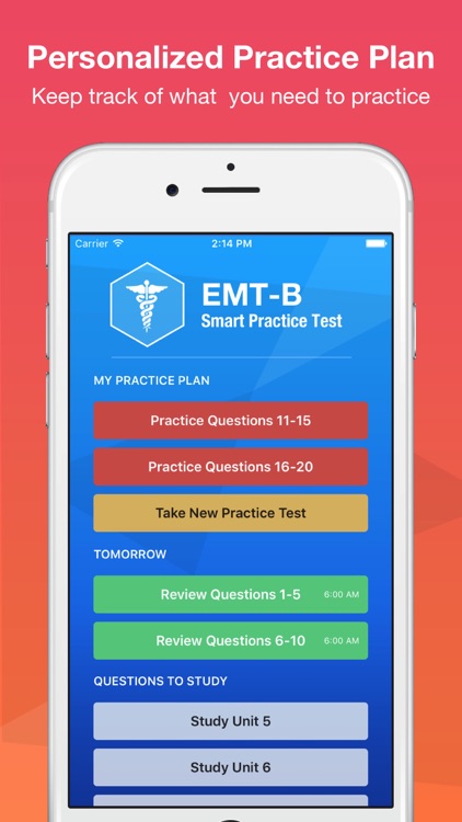 NREMT EMT-B Smart Test Prep 2016 screenshot-3