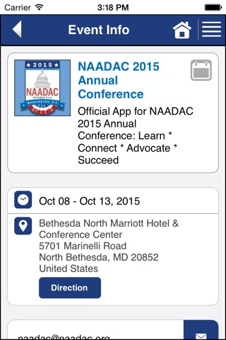 NAADAC2015 screenshot 3