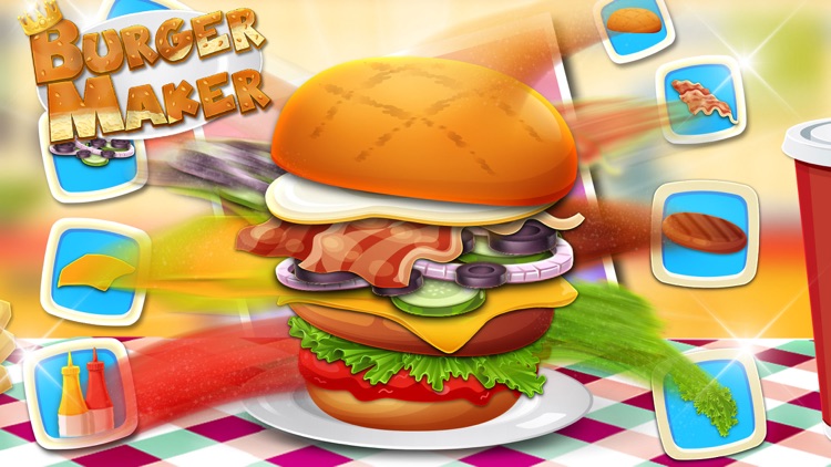 Super Burger Maker - Crazy Chef Cooking Game