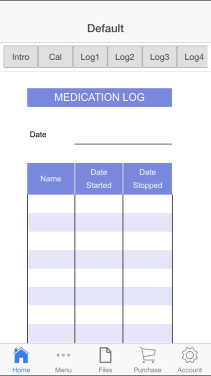 Medication Log