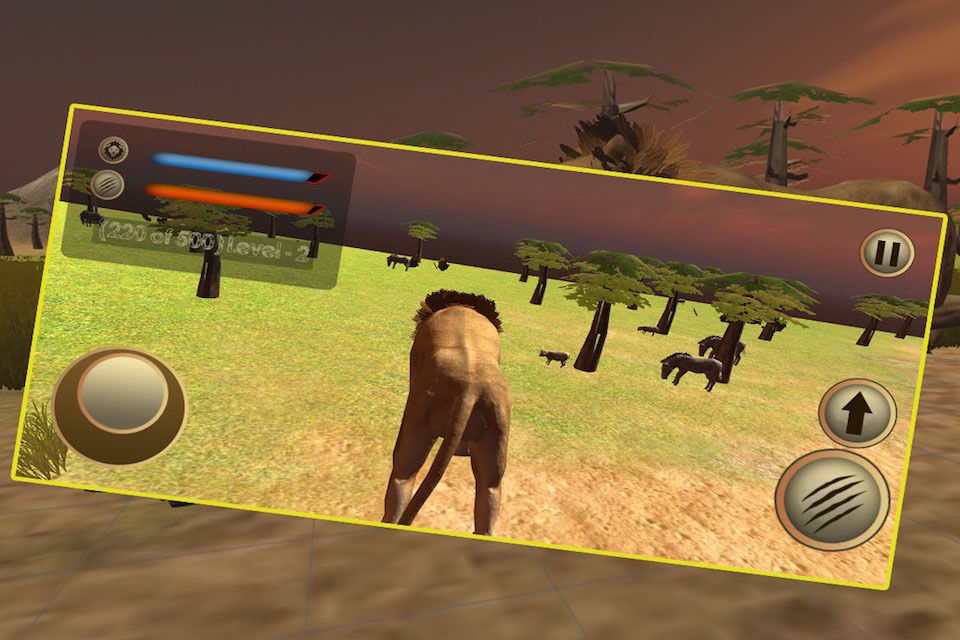 Lion Simulator 3D - Ultimate Wild Life Lion Simulator screenshot 4