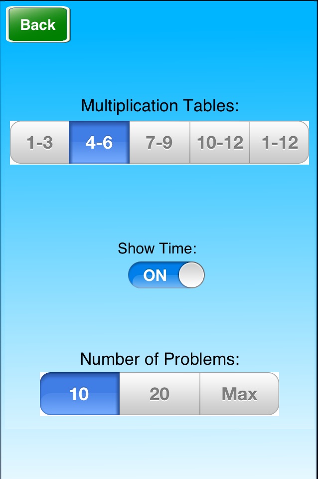 Math Flash Cards ! ! * screenshot 2