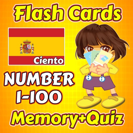 Flashcards and Games Of Number 1-100 Español iOS App