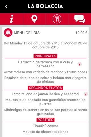 diarioMENU Restaurantes screenshot 2
