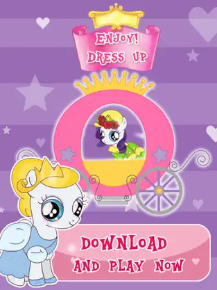 स्क्रीनशॉट 4 “Princess Pony Dress Up For Equestria Girls” : My Little Pets Friendship Rock salon and Make-Up Ever Game iphone