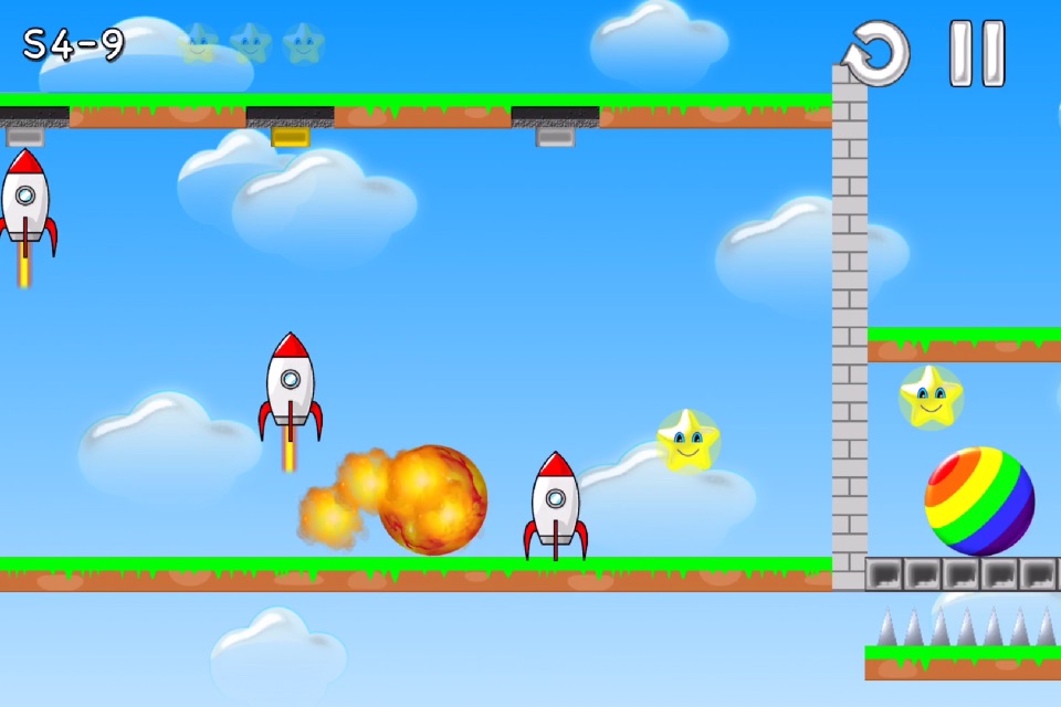 Rainbow Ball Rush Lite screenshot 4