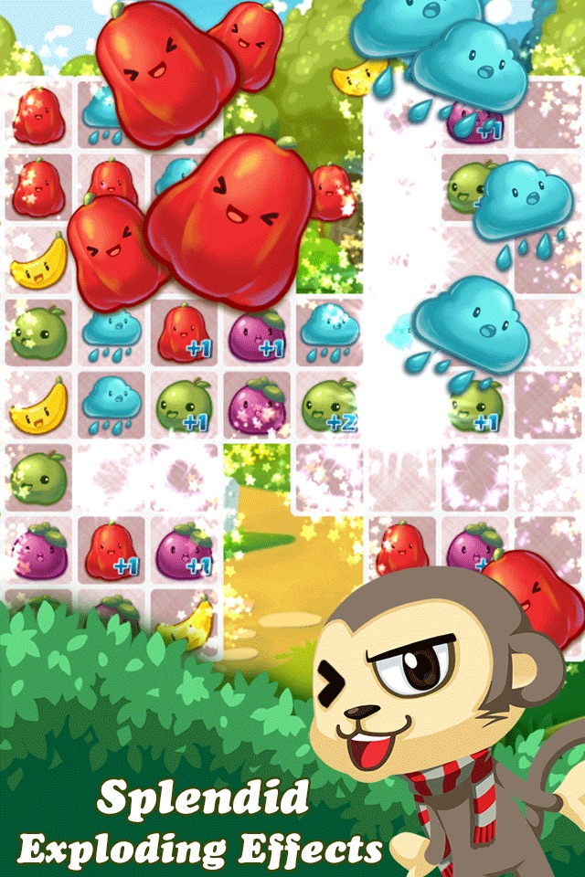 Monkey Fruits Crush screenshot 3