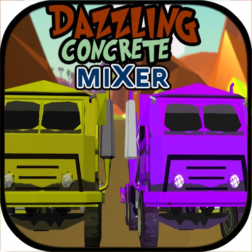 Dazzling Concrete Mixer Racing iOS App