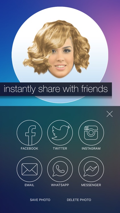 Hair MakeOver - new hairstyle and haircut in a minute screenshot-4