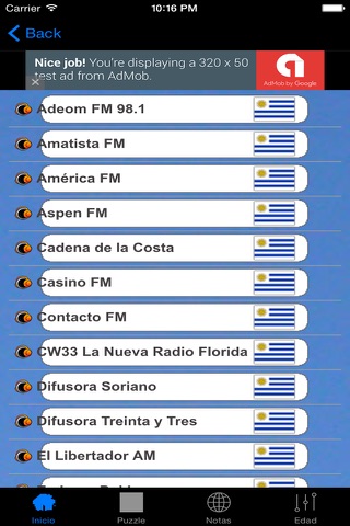 Radios del Uruguay Online - Radios Uruguayas screenshot 2