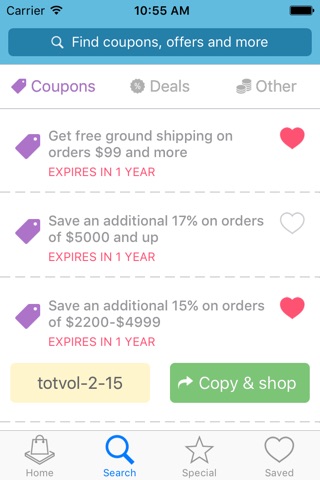 Vouchers For Tesco screenshot 2