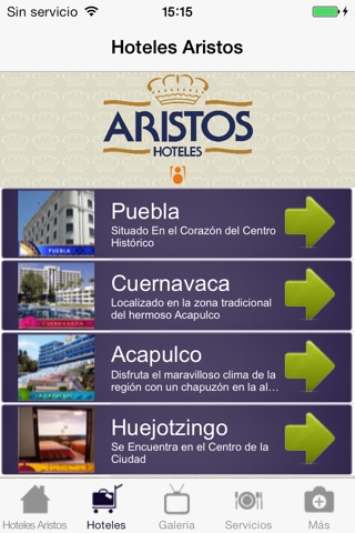 Hoteles Aristos screenshot 2