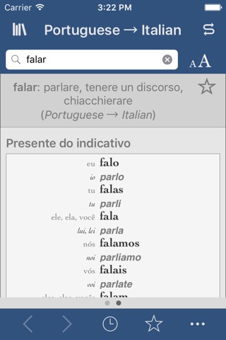 Ultralingua Italian-Portuguese screenshot 2