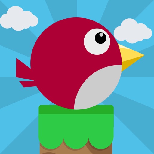 The Flappy Bouncing Bird: the new classic original sliding bird game iOS App