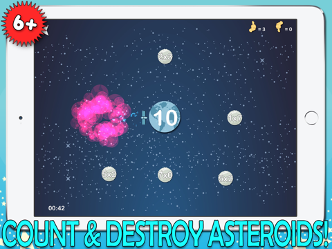 Multiplications Asteroids HD screenshot 2