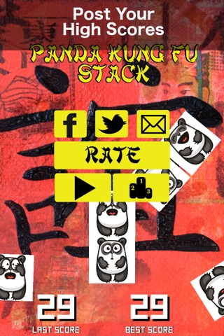Panda Kung Fu Stack - A Fun Block Stacking Up Game screenshot 4