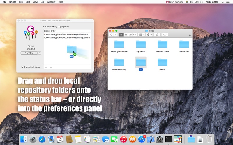 Heads On Display - Your current git branch at a glance thumbnail 1