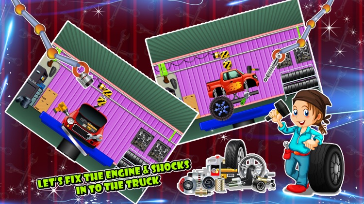 Monster Truck Builder - Build 4x4 vehicle in this crazy mechanic game for kids