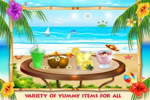 Summer Drinks: Beach Party - Fries, Popsicle, Lemonade & Sandwich Shop Game For Kids & Teens screenshot 4