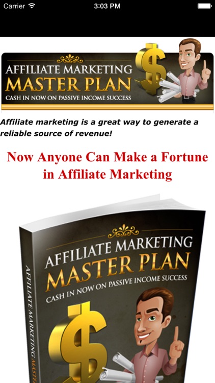 Affiliate Marketing Master Plan