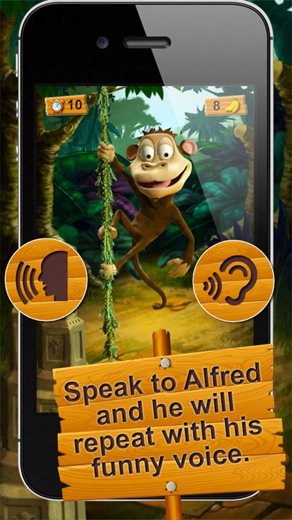 Alfred the talking monkey