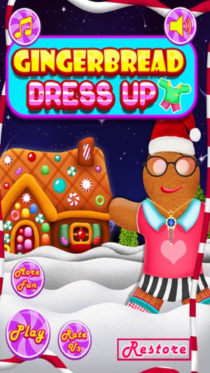 Gingerbread Man Dress Up Mania - Free Ad