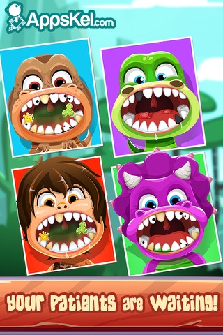 Crazy Nick's Dinosaur Dentist – T-Rex Dentistry Games for Kids Free screenshot 3
