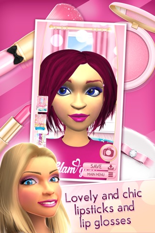 Glam Doll Makeover Games 3D – Beauty Makeup and Hair Salon for Cute Fashion Girl.s screenshot 2