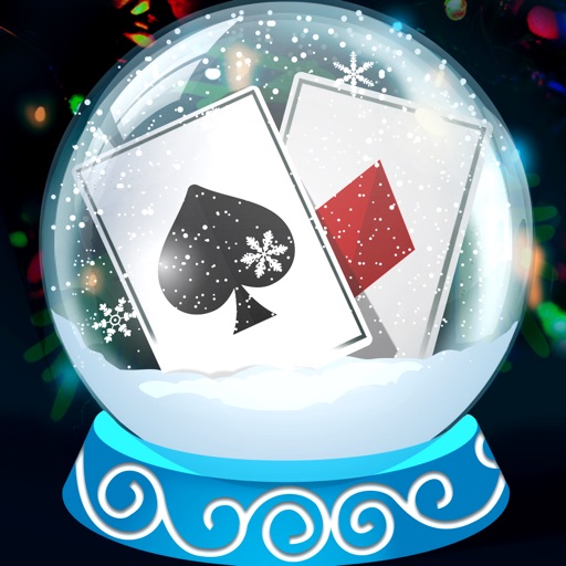 Solitaire Christmas. Match 2 Cards. Card Game Icon