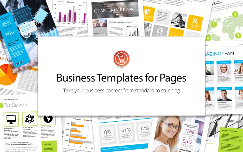 Business Templates for Pages (Version 5.x) thumbnail 1