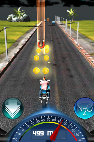 Moto Racer 3D : King Speed Racing Game screenshot 4